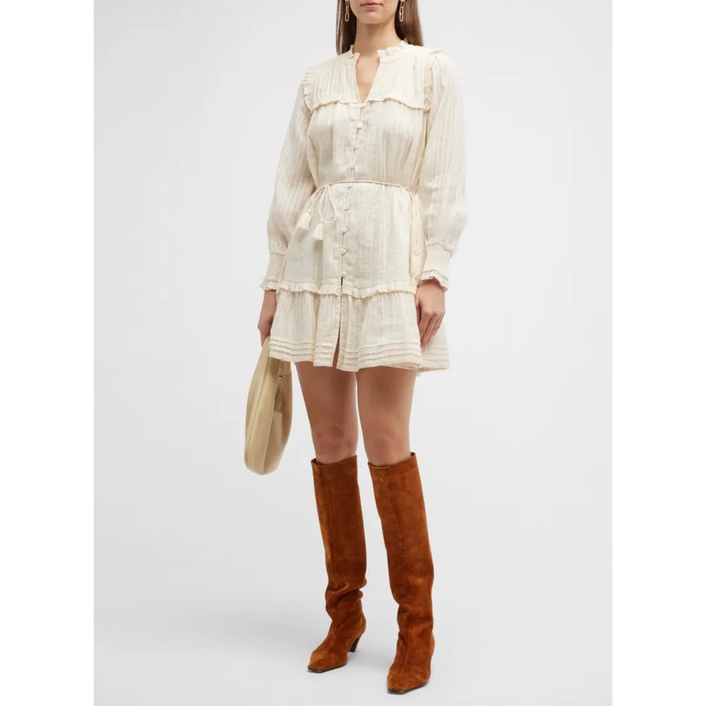 Cleobella Celene Mini Dress with Metallic Thread - Picture 3 of 7